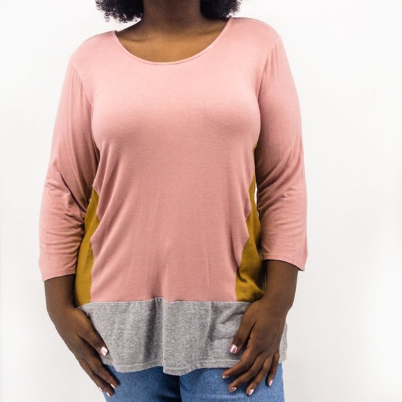 Anthropologie Tops - Anthropologie Dolan Left Coast Colorblock Top L